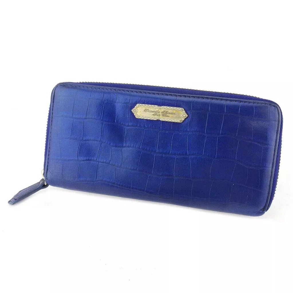 Samantha Thavasa Petit Choice Long Wallet Round Zipper Wallet Used